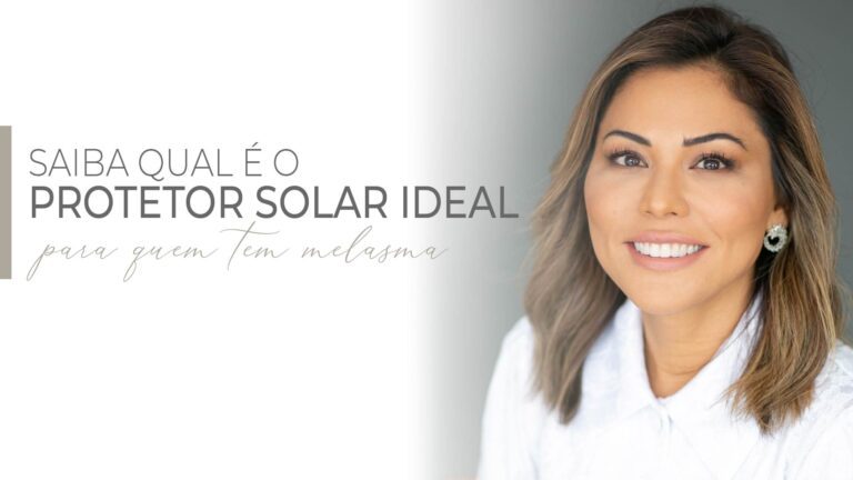 Protetor solar para quem tem melasma